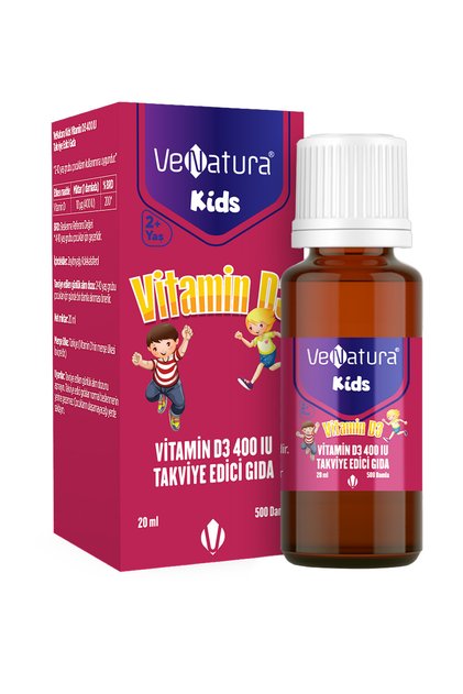Kids Vitamin D3 400IU Damla 20ml