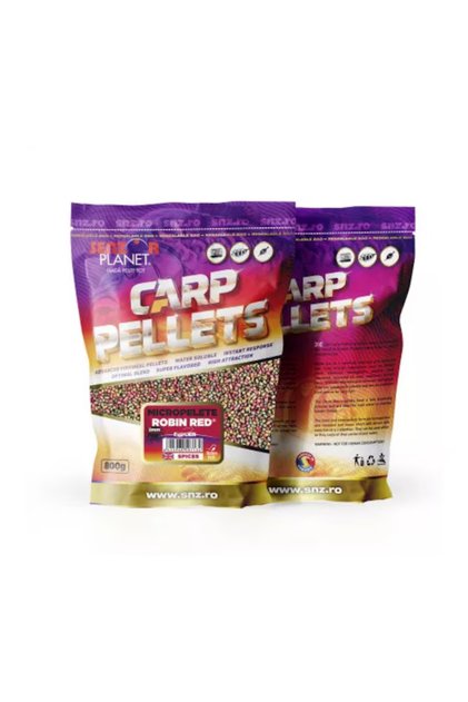 Pelete Micropelete Robin Red 2mm, mix culori, 800g