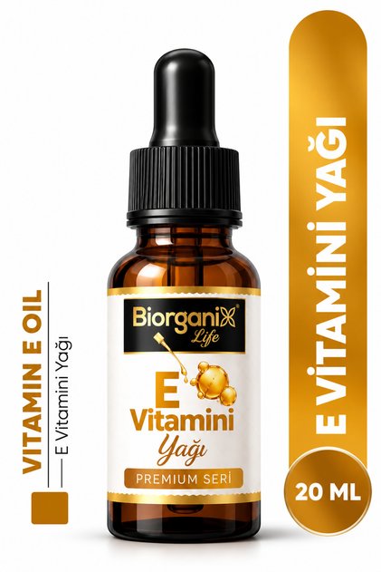 Life %100 Saf E Vitamini Yağı 20 ML – Cilt, Saç ve Tırnak Bakımı İçin Yoğun Onarım