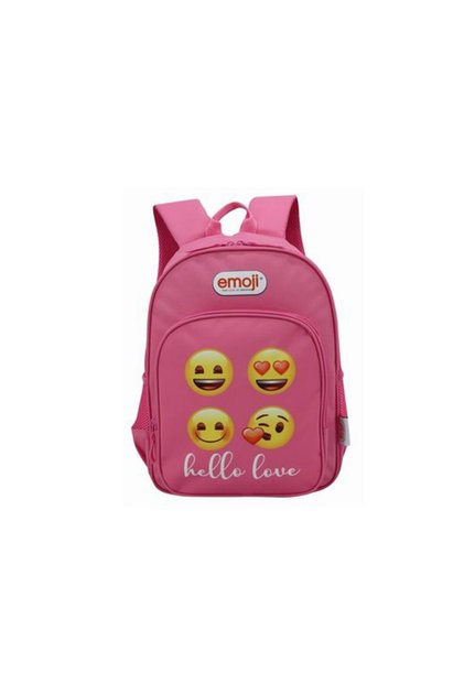 Rucsac Grad 0 Emoji Clasic Roz cu 2 Fermoare
