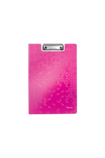 Clipboard dublu roz metalic WOW