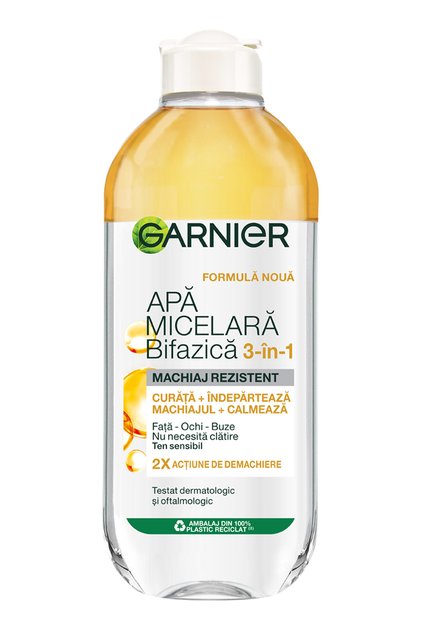 Skin Naturals Apa micelara bifazica cu ulei de Argan, 400 ml