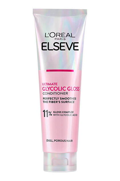 Balsam L'Oreal Paris Elseve Glycolic Gloss pentru stralucirea parului, 11% Acid Glicolic, 150 ml