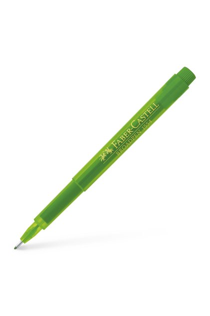 Pix cu vârf fin 0.8mm Verde Broadpen 1554 Faber-Castell