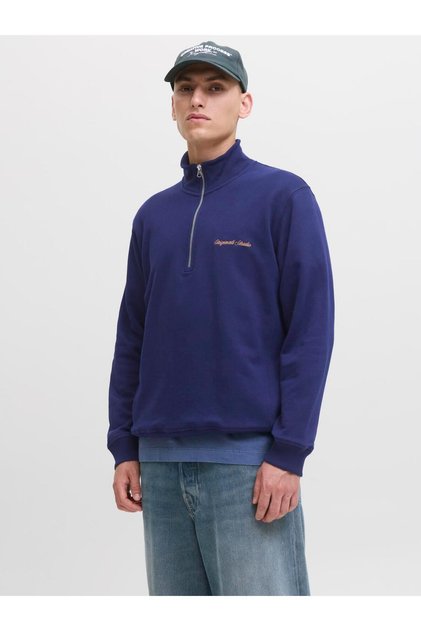 Men's Half Zipper Stand Collar Sweatshirt - Norrebro