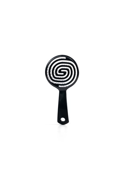 Pro Three Dimensional Oval Hair Brush Black
