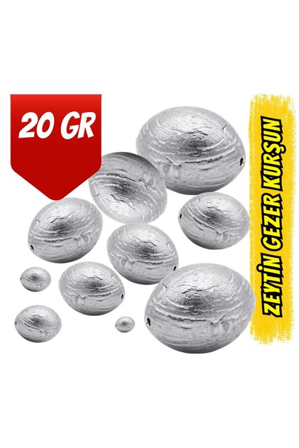 Zeytin Gezer Kurşun Olta Ağırlığı 20 gr - 10 Adet