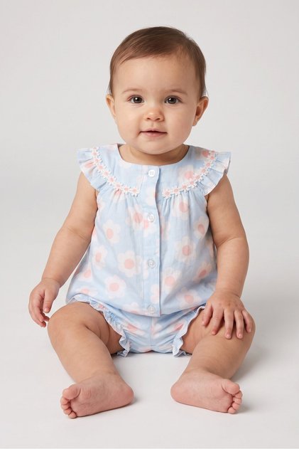 Toddlers Girl 2 Pcs Floral Print Top And Shorts Set, Multicolor