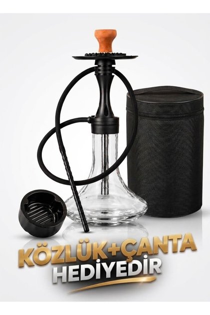 NOX BLACK NARGİLE TAKIM PUFF NARGİLE SET ÇANTALI