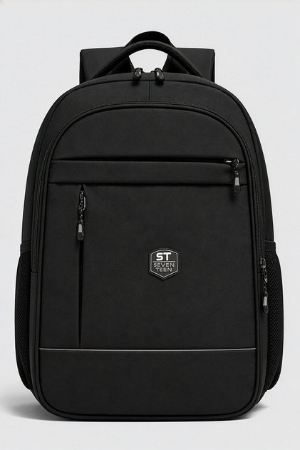 Lumis Multi-Compartment Daily Backpack Black - Lightweight City and Work Bag with Orthopedic Back Support, Gray