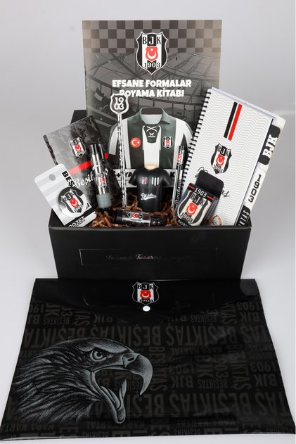Special Boxed Licensed 12-Piece Stationery Set: Agenda, Coloring Book, Pencil Sharpener, Snap File, Logo Eraser