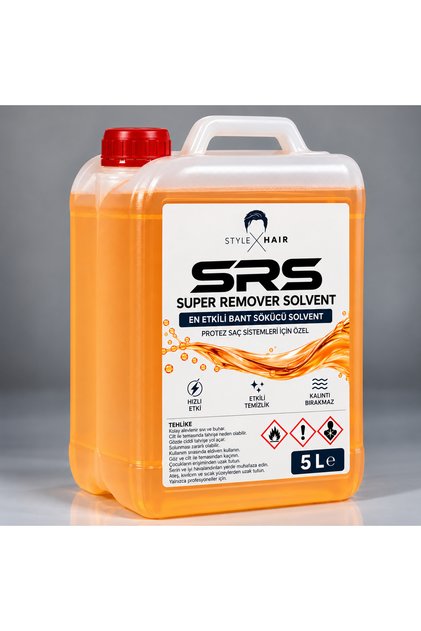 SRS Süper Etkili Protez Saç Bant Sökücü Solvent 5 L