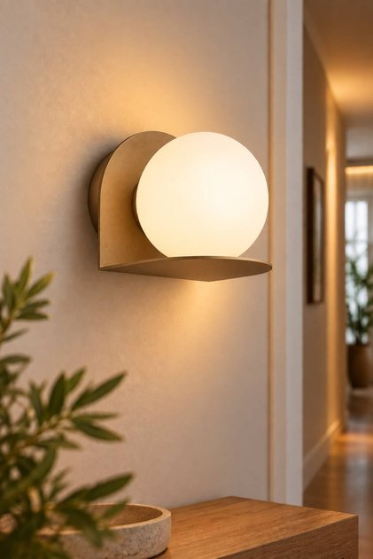 Doruk Apli̇k Eski̇tme | | White Glop Glass | | Wall Lamp Bedroom-Bedside-Bathroom ✨ Wall Sconce Modern Sconce Glass Sconce Decorative Sconce E-27 Lampshade Living Room Sconce Mirror Side Hall Entrance Wall Lighting