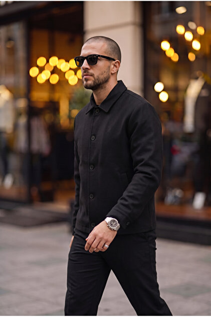 Sporty Stylish Comfortable Oversized Fabric Buttoned Seasonal Jacket