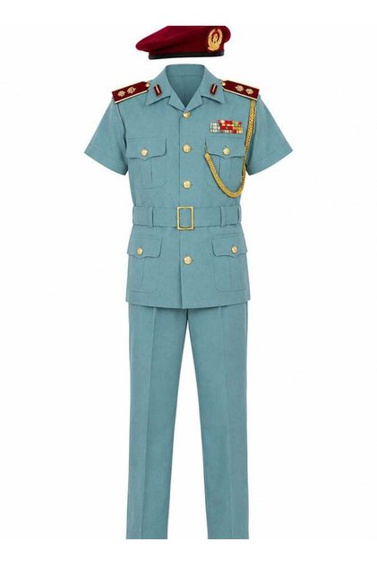 Kids Police Officer Costume Set for Boys – Police Uniform with Red Beret Fancy Dress Outfit for boys of age 6 to 7 years