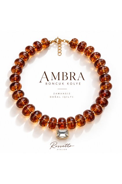 İthal Ambra Kolye