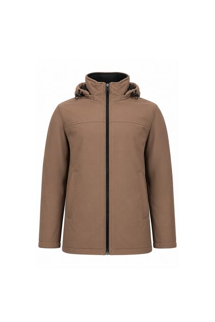 Flextech Hooded CM024493-DTN Erkek Mont Taba