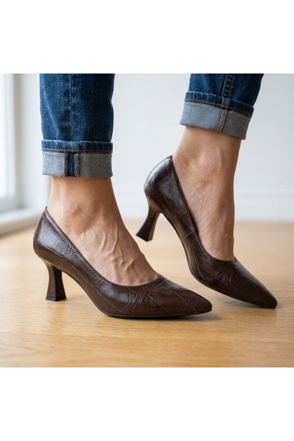 Women's Pointed Toe 5 cm Thin Heel Stiletto Shoes
