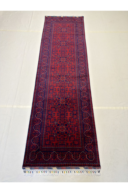 El Dokuma 3 Metre Yolluk 100% Yün Kök Boya Elsanat Eserı