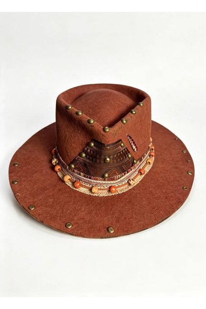 Pălărie Premium Handmade din Fetru de Lână – Unisex, Design Unic, Produsă în România