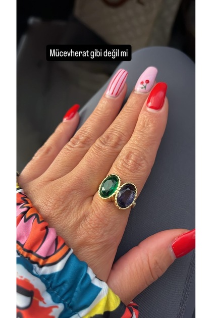 Ring with Colored Stone
