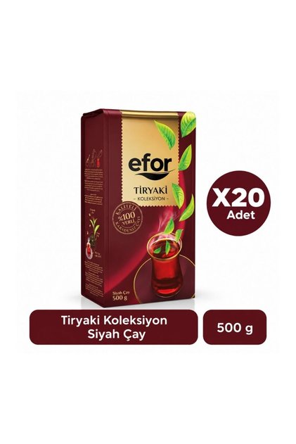 Tiryaki Dökme Siyah Çay 1000 g-12'li Koli