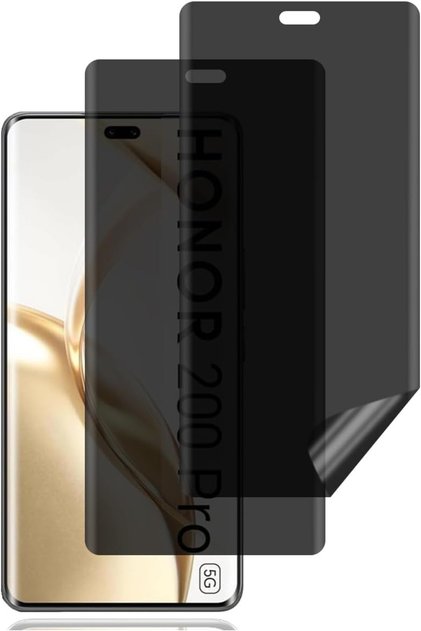 Honor 200 Pro 5g Ghost Screen Protector, Thin Gelatin Film Covers Curves Thin Gelatin - (Machine Cut)