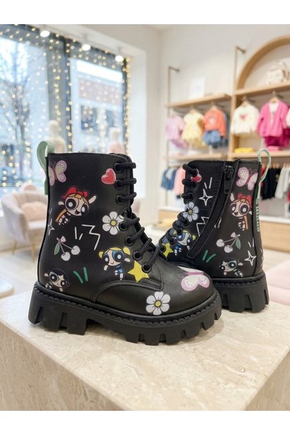 Girl's Patterned Boots