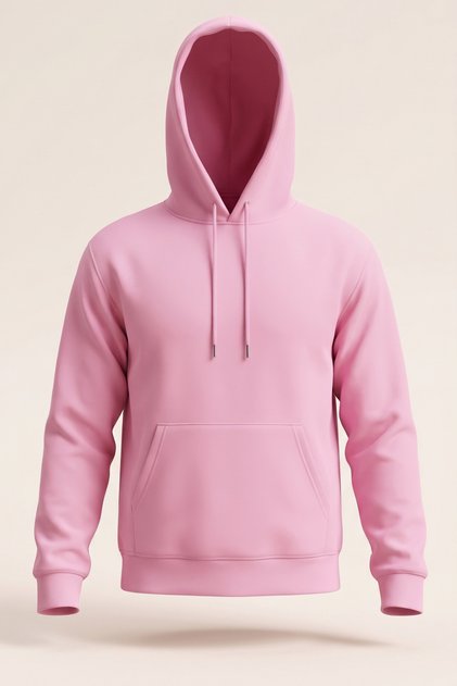 Girl's Sweatshirt Oversized Hooded Printed 3 Thread Threaded Fleece 100% Cotton