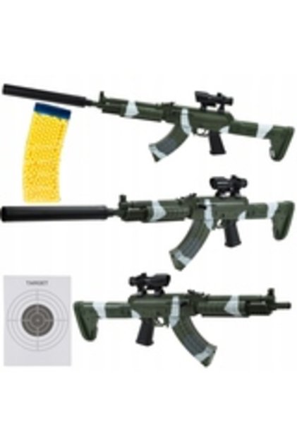 Pistol cu bile + 800 bile gratuite - jucărie de tip ASG