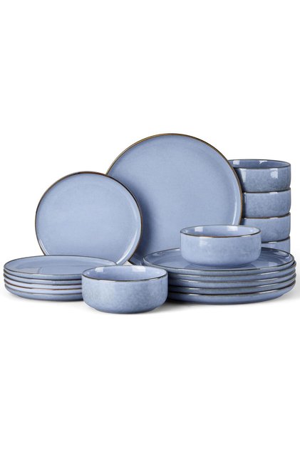 SET DE VASE DE MASĂ, FARFURII, BOLURI, CERAMICĂ CU GLAZURĂ REACTIVĂ