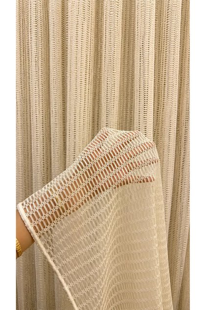 Luxury Mesh Mink 1/2,5 Medium Pleated Tulle Curtain