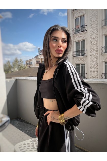 ŞERİT DETAYLI SALAŞ TAKIM
