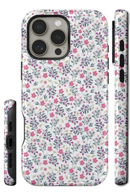 Compatible with iPhone 13 Pro - Tiny Spring, Double Layer Cover, Glossy Surface Protective Case