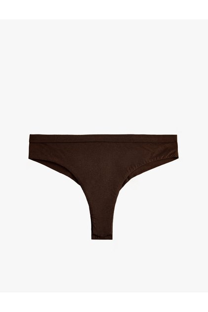Pamuklu Dikiş Detaylı Brazilian Külot