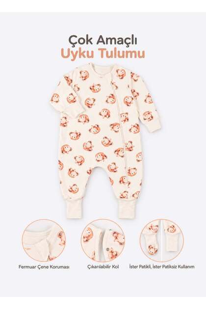 Organik Kate Uyku Tulumu Ekru