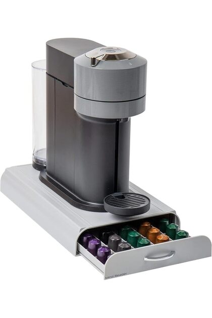 Anchor Nespressp Capsule Drawer, 9.21 x 15.94 x 2.36, Black