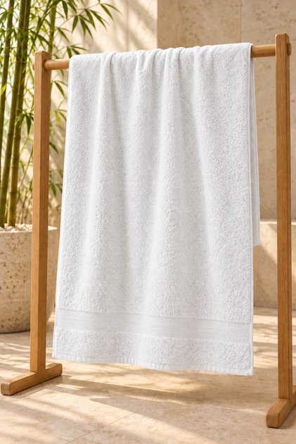 Elegant Bamboo Bath Towel 80×150 cm – 70% Bamboo 30% Cotton