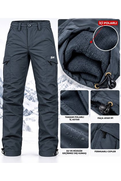 S4 İÇİ POLARLI KIŞLIK PANTOLON
