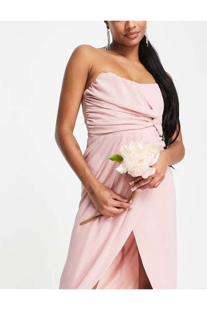Rochie midi, roz