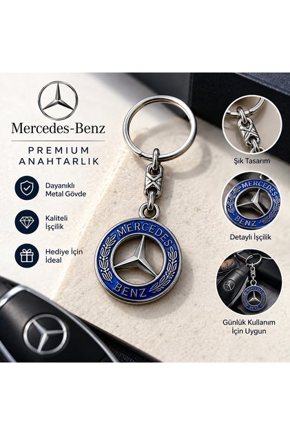 Mercedes Metal Anahtarlık