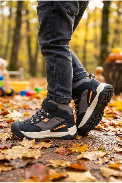Velcro Orthopedic Non-Slip Rubber Sole Boys' Boots