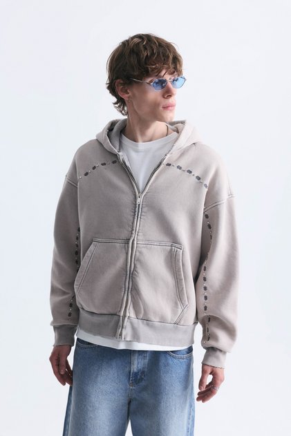 Boxy Fit Kapüşonlu Sweatshirt