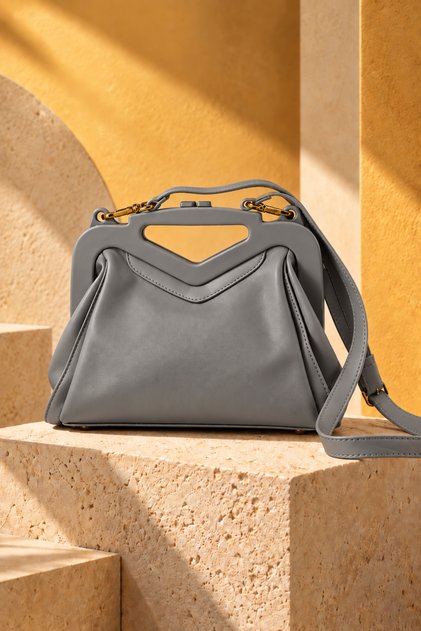 Paris Women's Scholarship Hand and Shoulder Bag-Grey