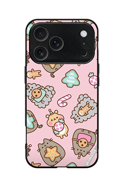 Protective Case Cover For Apple iPhone 17 Pro Max Business Cat Design Multicolour