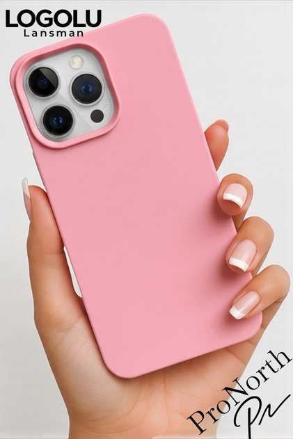 iPhone 15 Pro Max Compatible Case with Logo Launch Soft Velvet Inside Silicone Cover