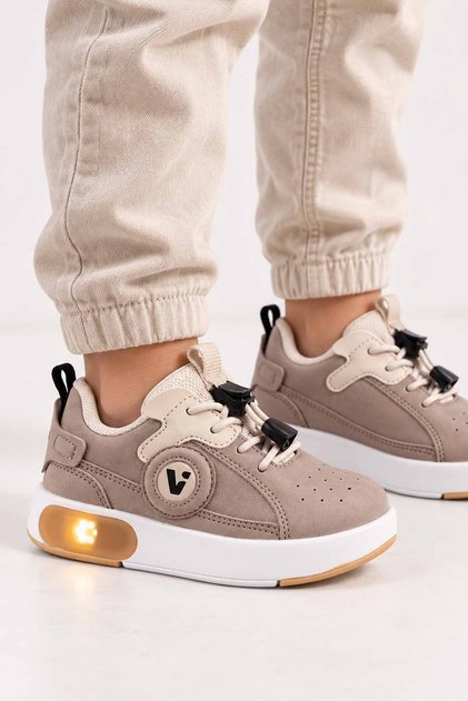 Çocuk Işıklı Spor Ayakkabı Kum– Kız Erkek Çocuk Günlük Sneaker Kaymaz Taban Rahat Hafif Ayakkabı