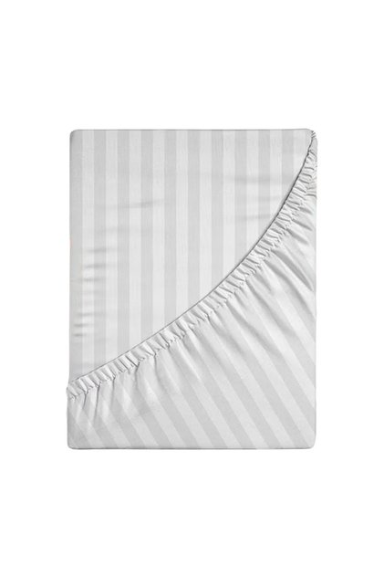 Fitted Sheet 100% Microfiber Combed Breathable Fabric Elastic Bed Sheet White