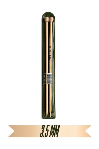Sultan Bambu Örgü Şişi 35 CM No: 3,5 mm