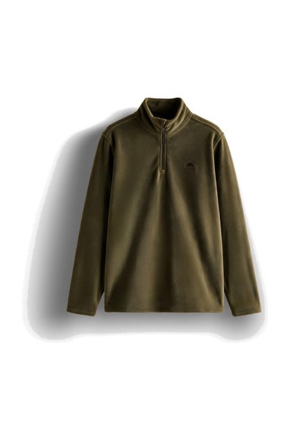 6Wm1023-Kh Men's Half-Zip Fleece Khaki